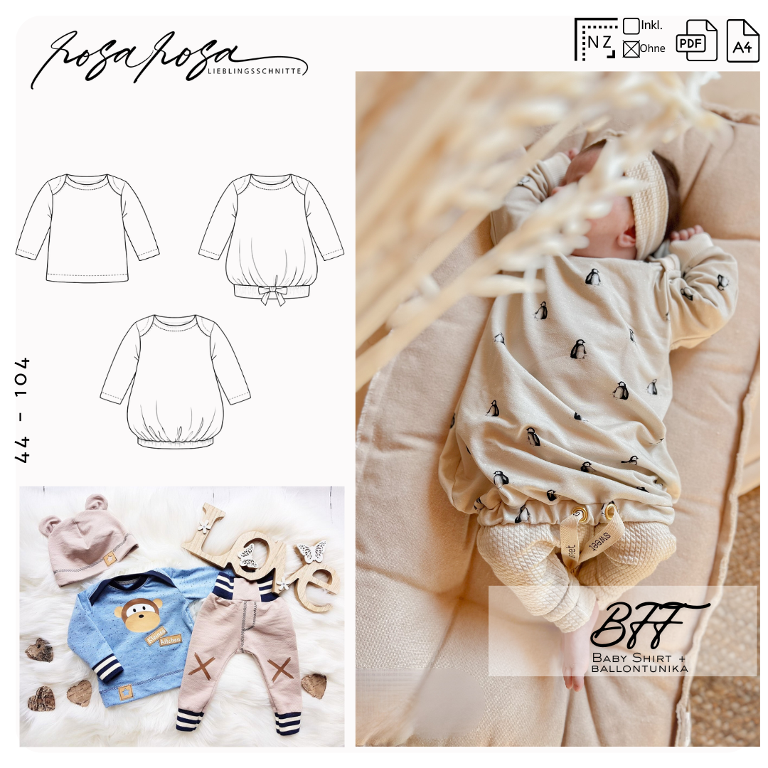 Babayshirt und Ballontunika