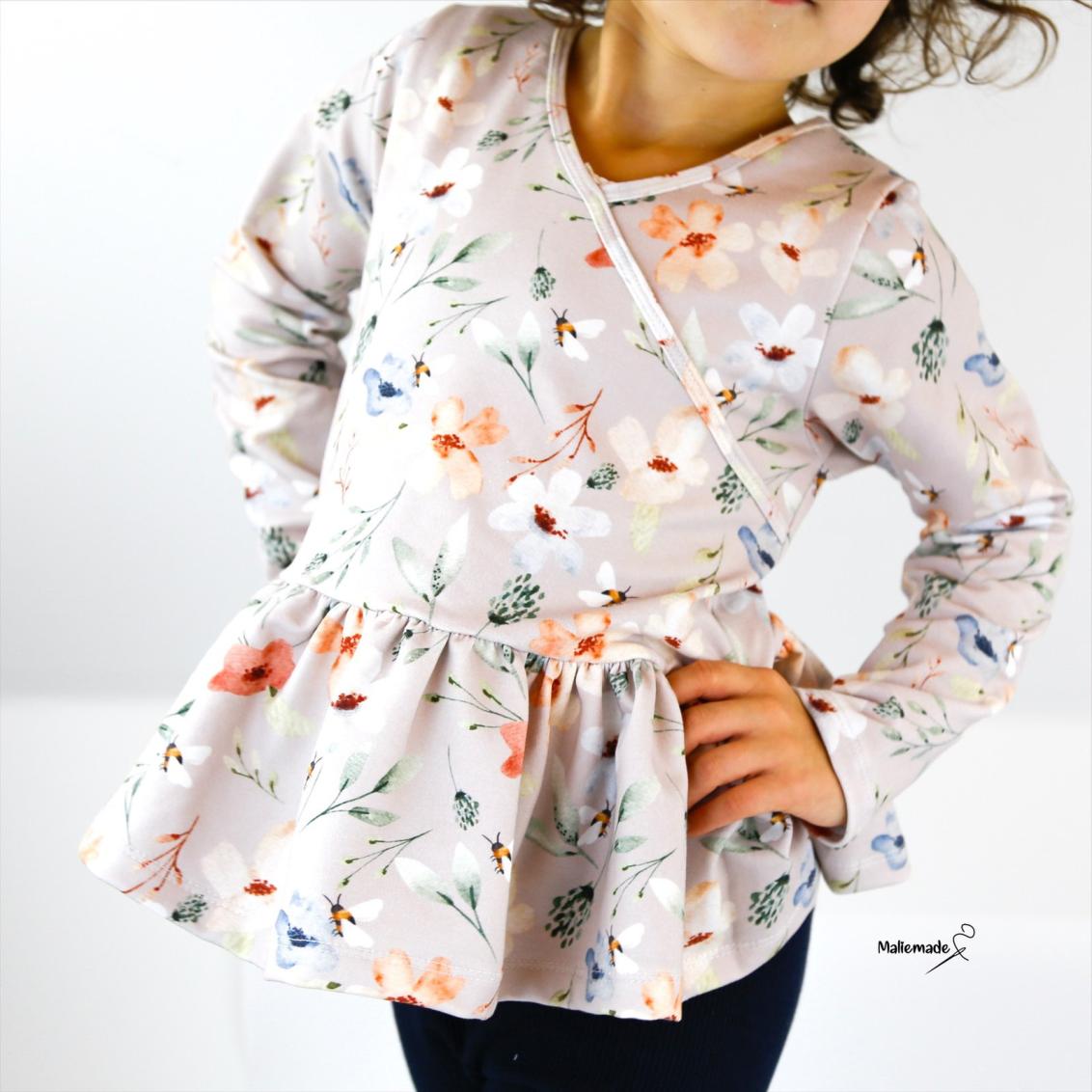 Shirt/ Kleid #Flora Gr. 74-164 inkl. A4/ A0/ Beamerdatei