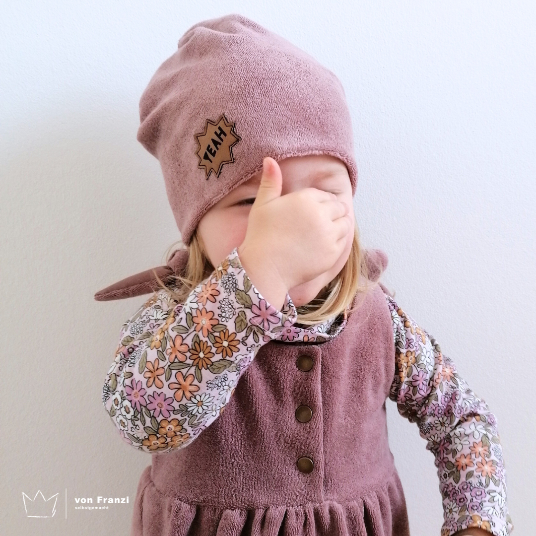 Statement Mütze Paul&Clara rosarosa inkl. A4/ Beamerdatei